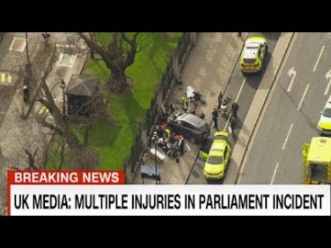 Breaking 2018 UK Westminster Parliament Auto runs over cyclists Terrorist attack August 2018 Video