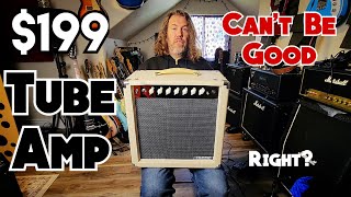 Video thumbnail for Monoprice Stage Right - 15 Watt Tube Amp Combo by Rich Bischoff