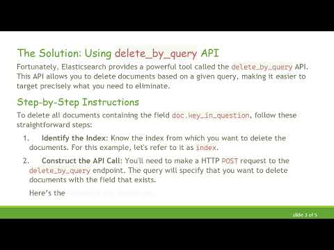 Efficiently Use delete_by_query API to Eliminate Documents in Elasticsearch