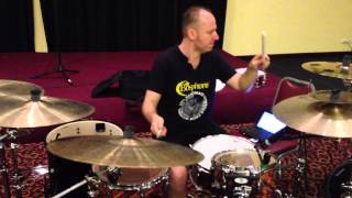 Peter Szendofi - Guatemala drum clinic - soundcheck