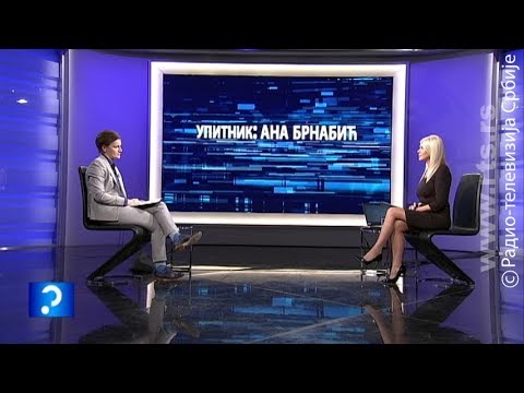 Upitnik: Ana Brnabić, predsednica Vlade Republike Srbije