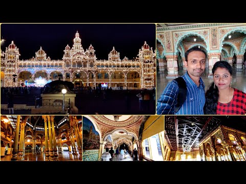 Mysore Palace Full Tour In Telugu | Mysore Palace Inside Video Telugu | Mysore Palace Light Show