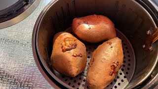 Air Fryer Baked Sweet Potatoes Recipe - How To Cook Whole Sweet Potatoes In The Air Fryer - Perfect!