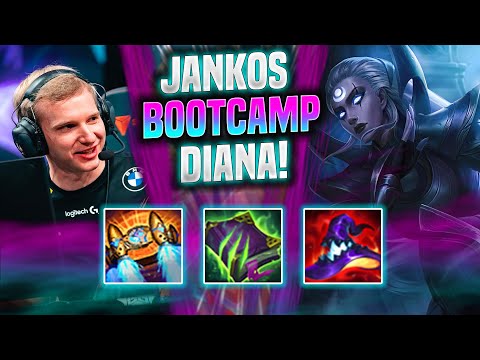 JANKOS IS SO CLEAN WITH DIANA IN KOREA BOOTCAMP! - G2 Jankos Plays Diana Jungle vs Viego! |