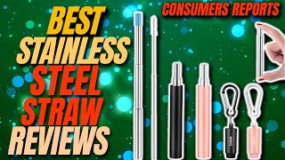 ✅best Stainless Steel Straw | Stainless steel straw | stainless steel straw set Your | Best Deal