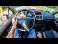 2007 Peugeot 207 1 4 16V 88HP 0 100 POV Test Drive 1305 Joe Black