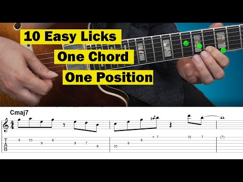 10 Easy Jazz Licks   How To Sound Like Jazz