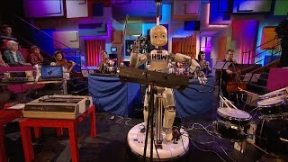 Robot orchestra perform Doctor Who theme - Royal Institution Christmas Lectures 2014 - BBC Four