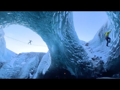 Thrill Seekers Try Daring Rope Stunts