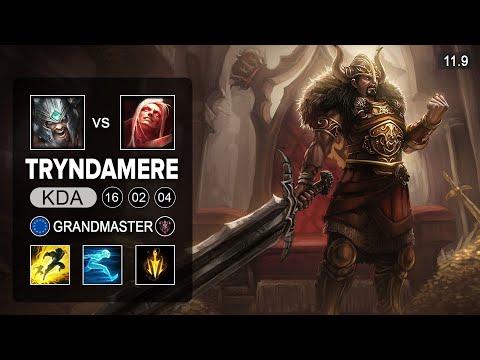 Tryndamere Top vs Vladimir - EUW Grandmaster Patch 11.9