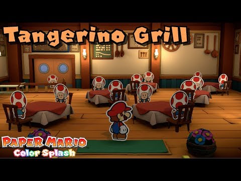 Paper Mario: Color Splash 100% Repainted - Stage 24 - Tangerino Grill
