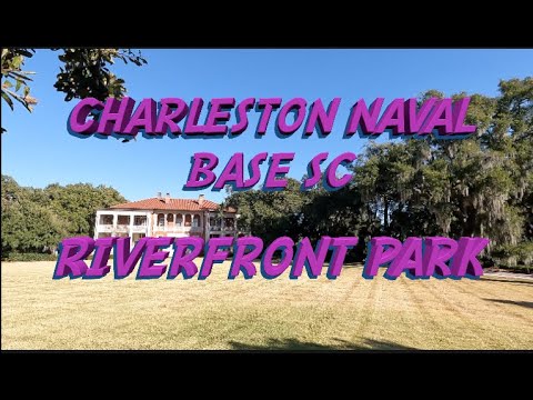 4K CHARLESTON NAVAL BASE RIVERFRONT PARK DRIVE N WALK