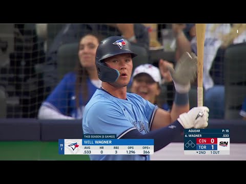 Will Wagner - a couple hits from the Reds series (career hits 9 and 10, career games 6 and 7)