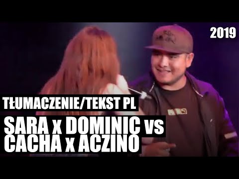 ACZINO & CACHA vs DOMINIC & SARA SOCAS | TŁUMACZENIE/TEKST 🇵🇱 | Titanes Del Freestyle 2019 (Finał) 🎤