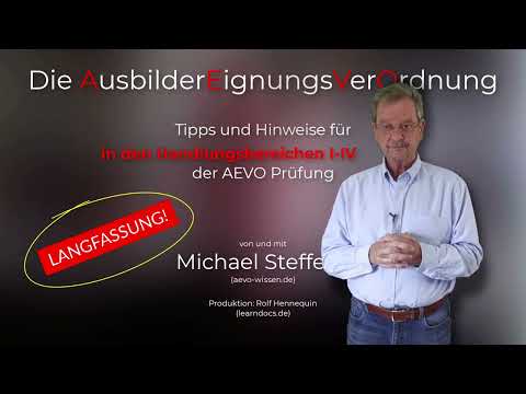 AEVO Tips für die schriftliche Prüfung HF IV - LANGFASSUNG! Alle Videos am Stück - kompaktes Lernen