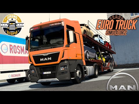 ETS2 1.41 | Grand Utopia | MAN TGX 18.480 | Quartier du Stade - Meulan