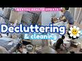 DECLUTTER CLEANING MY BEDROOM MOTIVATION Mental Health Update AT HOME WITH JILL