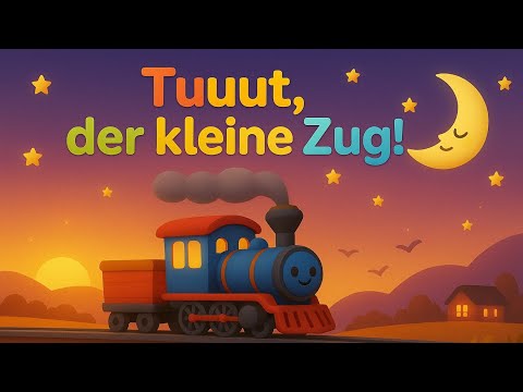 🚂 Tuuut, der kleine Zug! | Fröhliches Kinderlied zum Mitsingen 🌈✨ | Liederwolke