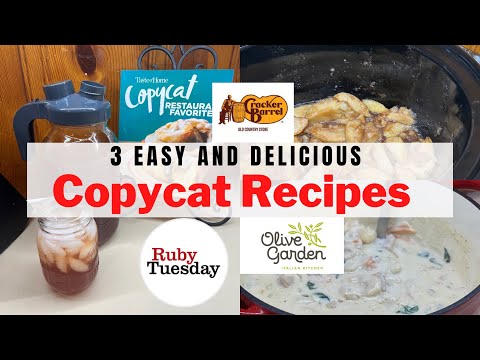 3 COPYCAT RECIPES || RESTAURANT RECIPES AT HOME