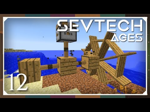 Sevtech: Ages | Better With Mods Water Wheel & Bucket! | E12 (SevTech Ages Modpack)