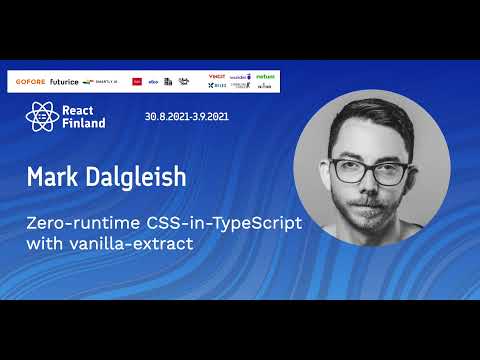 RF21 – Mark Dalgleish – Zero-runtime CSS-in-TypeScript with vanilla-extract