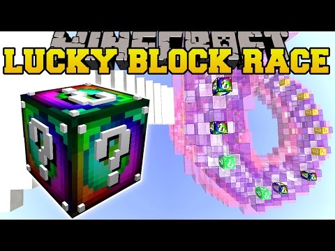 Minecraft: SPIRAL OF DEATH LUCKY BLOCK RACE - Lucky Block Mod - Modded Mini-Game