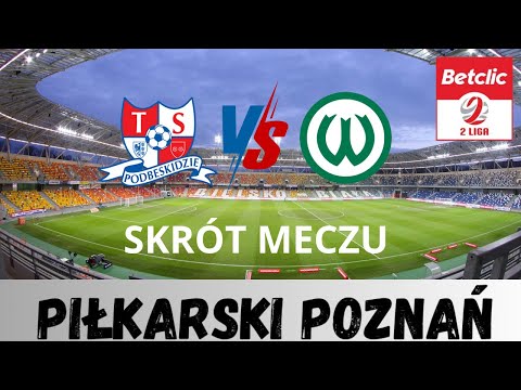 Podbeskidzie Bielsko-Biała - Warta Poznań Skrót meczu 11 kolejki Betclic 2 Ligi