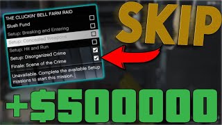 SKIP ALL THE SETUPS | 500K in 15 mins! GTA Online Glitch tips & tricks