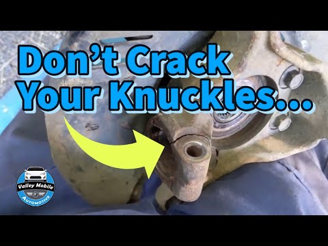 2006-2009 Subaru Outback Steering Knuckle Replacement | How to Repair Right Front Steering Knuckle