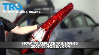 How To Replace Tail Lights 2007-11 Honda CR-V