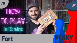 How to play Fort  board game - Full teach - Peaky Boardgamer