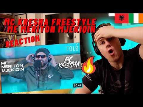 Mc Kresha Freestyle | Me Meriton Mjekiqin ((IRISH REACTION!!)) CRAZY ALBANIA FREESTYLE!