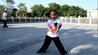 preview picture of video 'Lupita practicing Kung Fu Guangzhou.mp4'