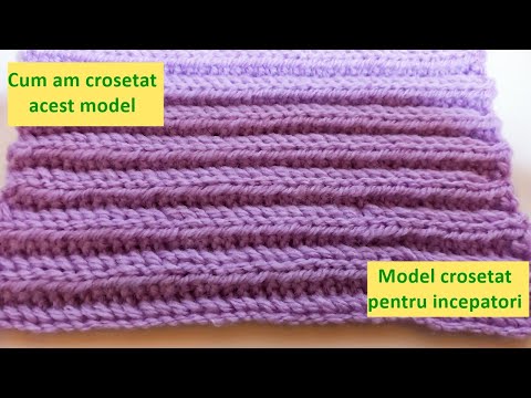 Model crosetat pentru incepatori #2