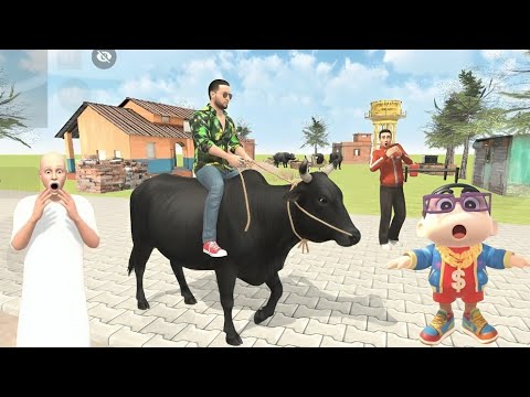 Franklin Cow🐄 Riding 😱 Old Dada Chashme Wala Shinchan IN Franklin House 💥#indiantheftauto #newupdate