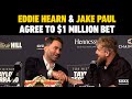 Jake Paul, Eddie Hearn Make $1 Million Bet For Katie Taylor vs. Amanda Serrano | MMA Fighting