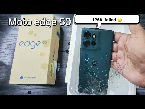 Moto edge 50  ip 68 water resistance durability Test water resistance test