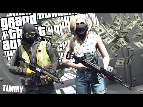 Colpo in BANCA con la MIA NUOVA RAGAZZA  - GTA 5 MOD VITA DA GANGSTER⁵ #23