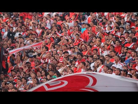 "El recibimiento y el aliento Millonario ante Banfield" Barra: Los Borrachos del Tablón • Club: River Plate