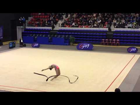 Cyliane Laurent-Christine ruban - Nat A 14/15 ans France Besançon 2016