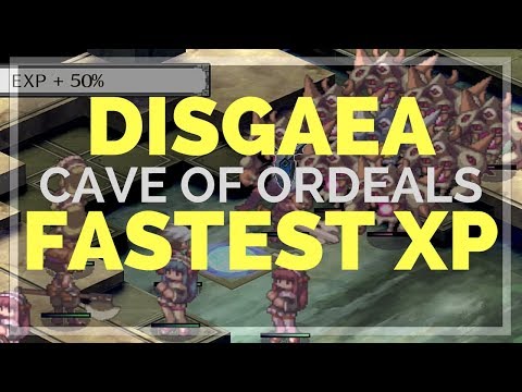 Disgaea: Afternoon of Darkness/Hour of Darkness - Cave of Ordeals 3 FAST EXP POWER LEVELLING