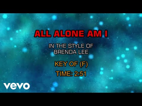 Brenda Lee - All Alone Am I (Karaoke)