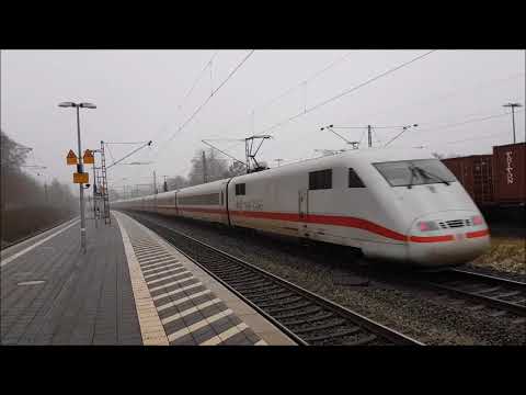 Schnelle Züge an der ICE Strecke Hamburg Hannover in Unterlüß