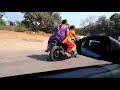Aunty Riding Sports Bike