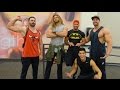 VLOG | CHEST & ARMS | Yousef /FouseyTube, Mike / BroScienceLife, Brock O'Hurn, & Alex Wassabi