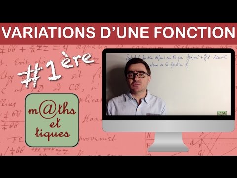 Studying the variations of a function - First