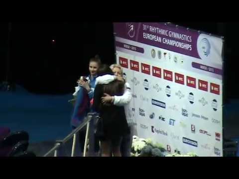 Russia junior group &coaches, 5 balls. Group junior, AA. ECh Minsk'15