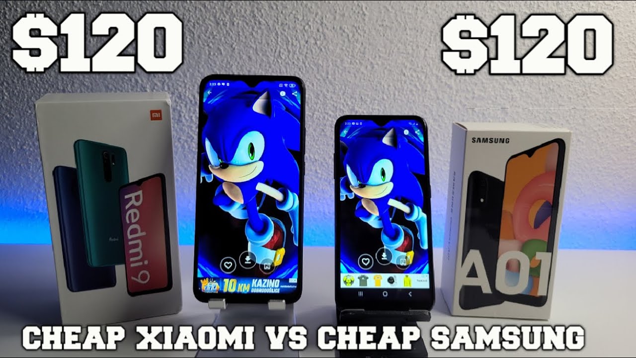Cheap Xiaomi vs Cheap Samsung! Smartphone comparison! Redmi 9 vs Galaxy A01 Camera/Gaming/Speed test