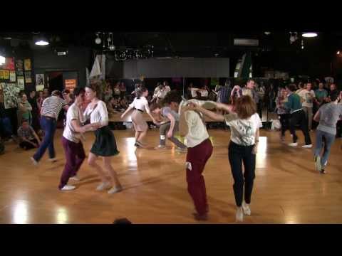 Lindy Hop JnJ Finals at Crazy Tea Party December 2013 - All Skate
