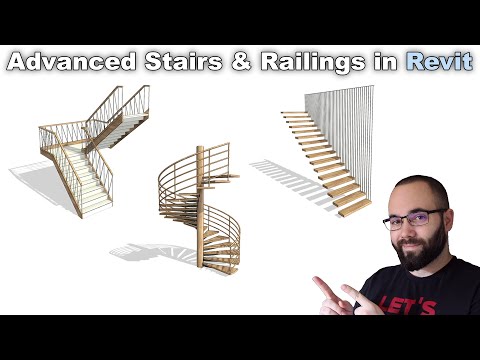 Advanced Stairs & Railings in Revit Tutorial